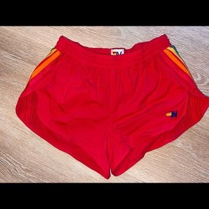 Aviator Nation Red Shorts